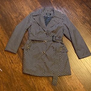 Style & Co Polka Dot Rain Jacket